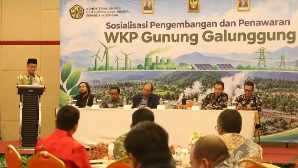 Panas Bumi Galunggung Dipromosikan untuk Gaet Investor Bupati Cecep Nurul Yakin saat promosikan potensi Panas Bumi Galunggung/Foto: Pemkab