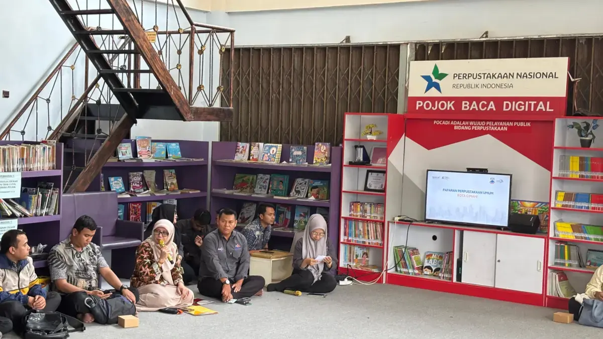 Disarpusda Cimahi Perkuat Literasi Melalui Monev Perpustakaan Sekolah, Sosialisasi TKM-IPLM, dan Survei TKM 20