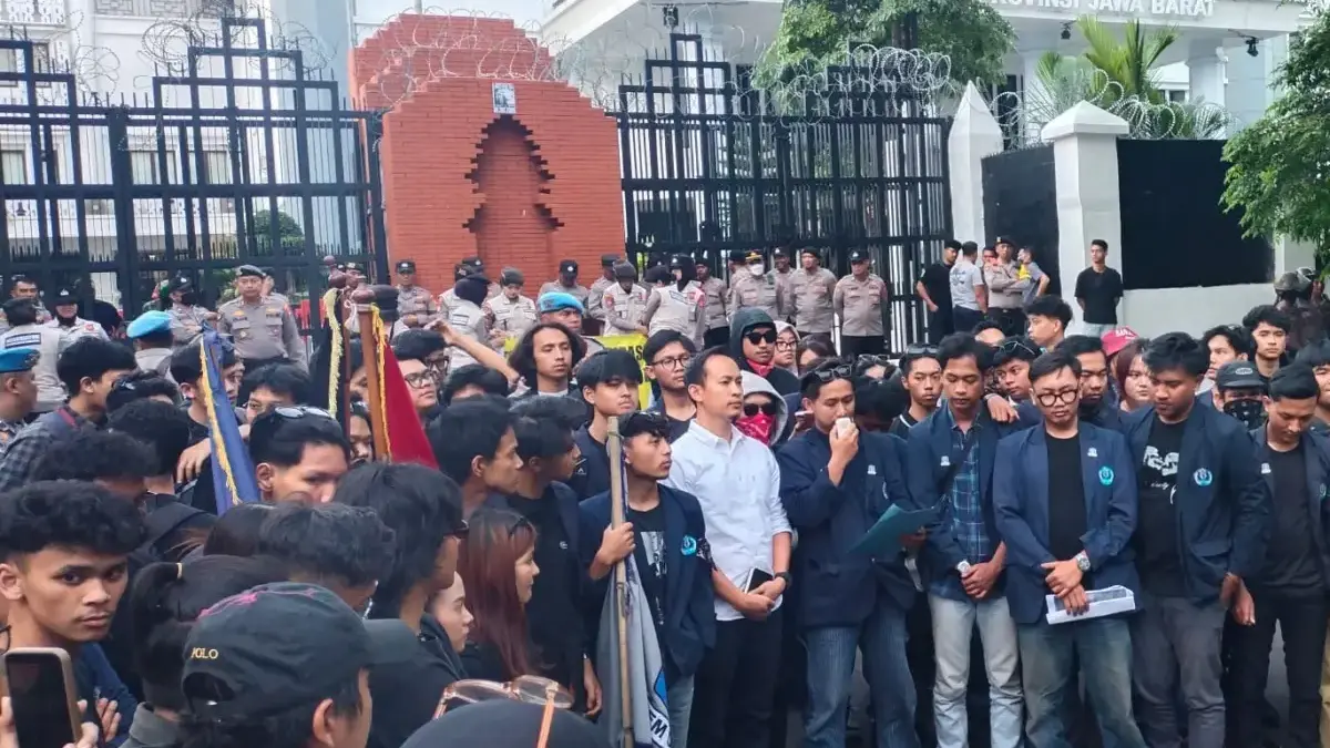Pimpinan DPRD Jawa Barat Janji Teruskan Aspirasi Mahasiswa Ke Pusat