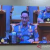 Komisaris Jenderal Polisi Suyudi Ario Seto mengikuti uji kelayakan dan kepatutan sebagai calon kapolri di Gedu