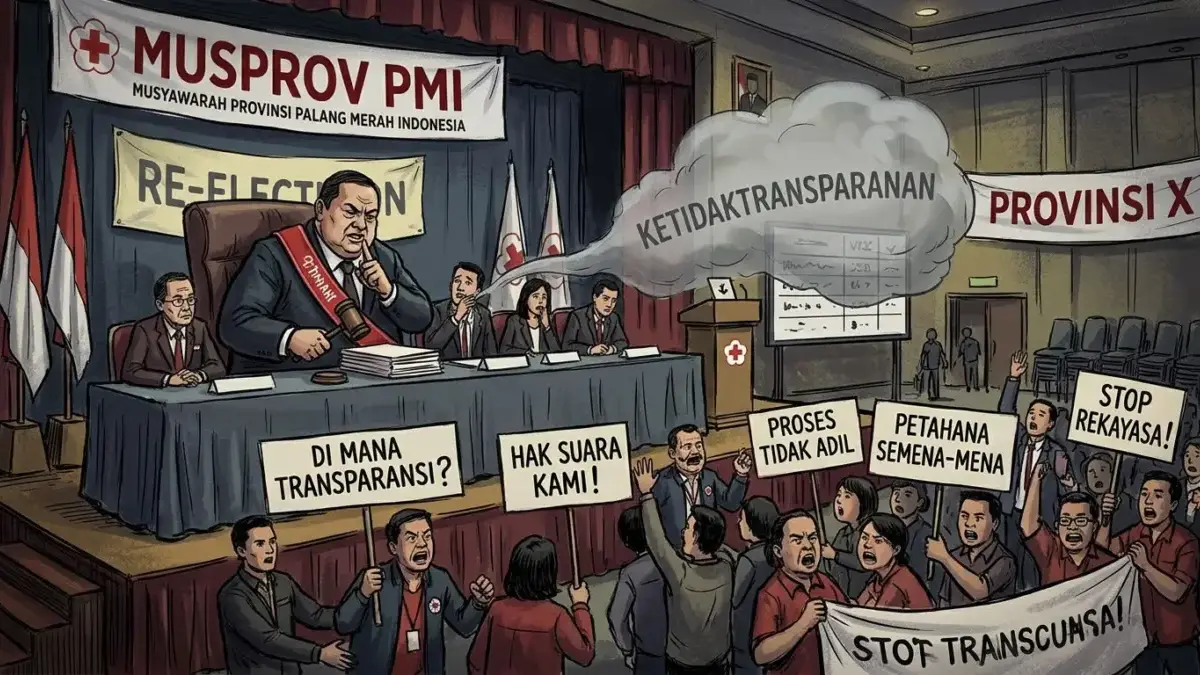Penyelenggaraan Musprov Palang Merah Indonesia ( PMI ) Jawa Barat diwarnai dugaan tindakan sepihak dari pengur