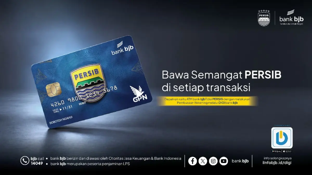 bank bjb Hadirkan Kartu ATM bank bjb Edisi PERSIB, Buka Rekening Kini Makin Mudah lewat DIGI bank bjb foto ilustrasi