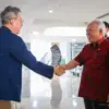 Kepala Otorita Ibu Kota Nusantara (IKN), Basuki Hadimuljono, menyambut kedatangan para delegasi REAAA di Kanto