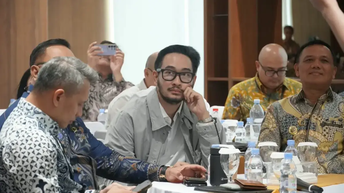 Bupati Bandung Barat Jeje Ritchie Ismail saat menghadiri ajang West Java Investment Challenge (WJIC) 2026 yang