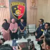 Suasana ekspose kasus dan pertemuan Kapolres Tasikmalaya dengan keluarga DL setelah korban berhasil ditemukan/
