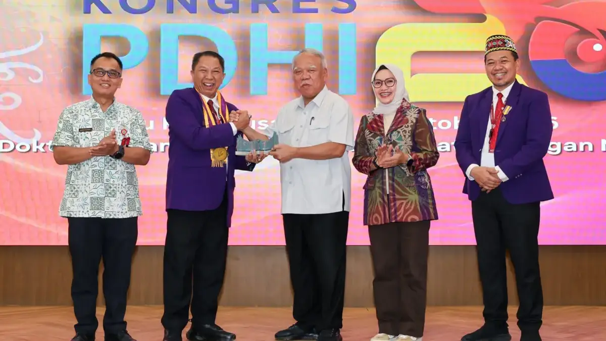 Keterangan foto: Kepala Otorita IKN, Basuki Hadimuljono secara resmi membuka penyelenggaraan Kongres XX Perhim
