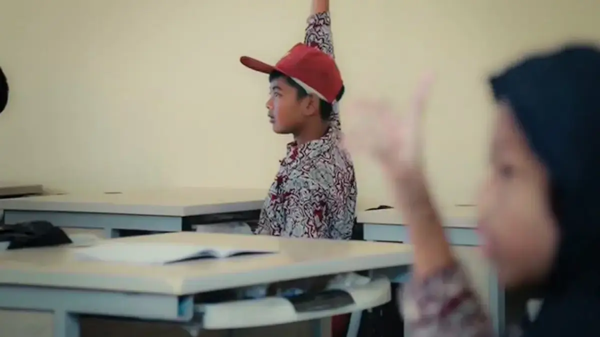 Anak sekolah di Bandung Barat. Dok Jabar Ekspres/Suwitno