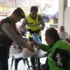 Anggota Polres sapa gejek/Foto: Humas