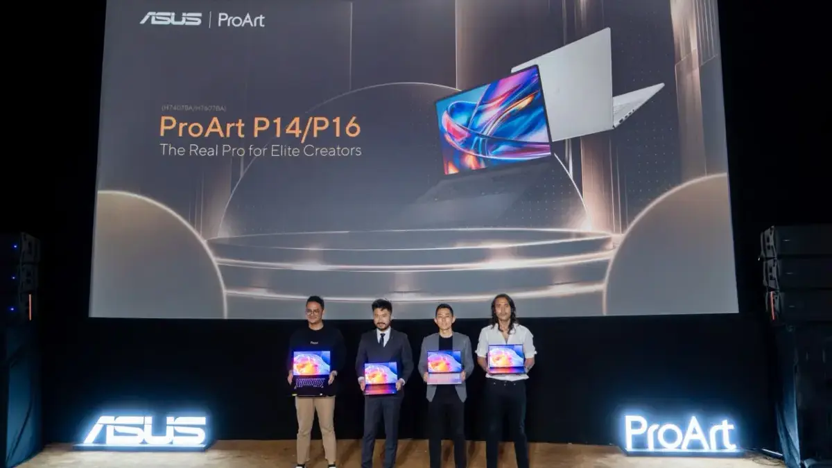 ASUS Hadirkan ASUS ProArt P14 dan P16, Laptop Kreator dengan NVIDIA RTX Spark™ Pertama di Indonesia