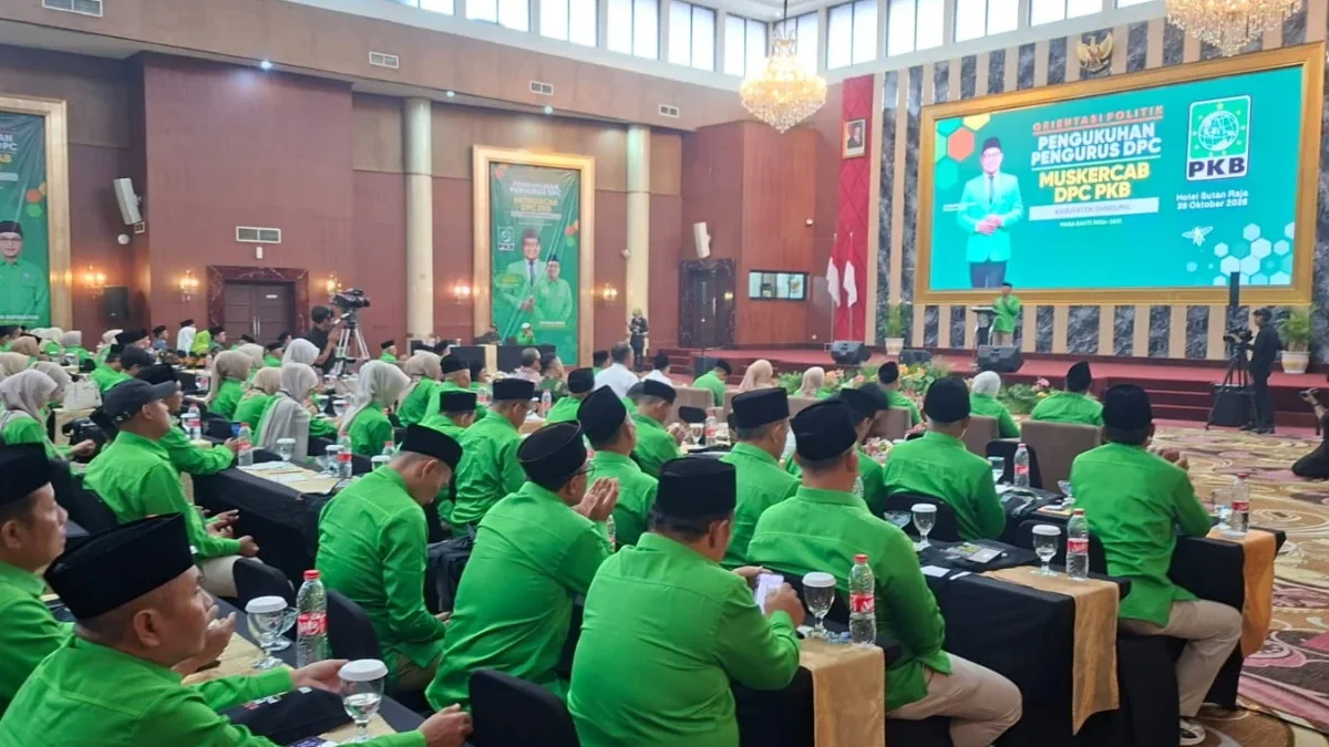 PKB Kabupaten Bandung Bidik Kemenangan Pemilu 2029, Lima Program Prioritas Jadi Andalan Pengukuhan pengurus DPC PKB Kabupaten Bandung di Hotel Sutan Raja & Convention Centre, Soreang, Rabu (28/10/20