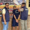 Polisi mengamankan MR (25) yang diduga menjalankan praktik tersebut seorang diri sejak 2024. Foto Agni Ilman D