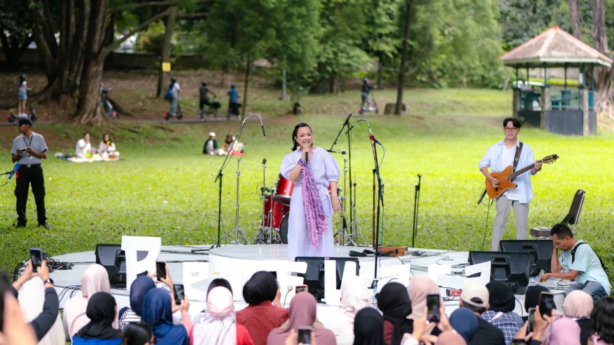Bersuara Volume 2 kembali digelar di area Capellen, Kebun Raya Bogor, Minggu (25/10/2026). 