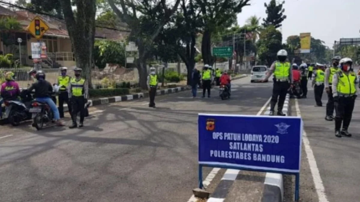 Ist. Operasi Patuh Lodaya di Kota Bandung pada beberapa waktu lalu. Dok. Jabar Ekspres.