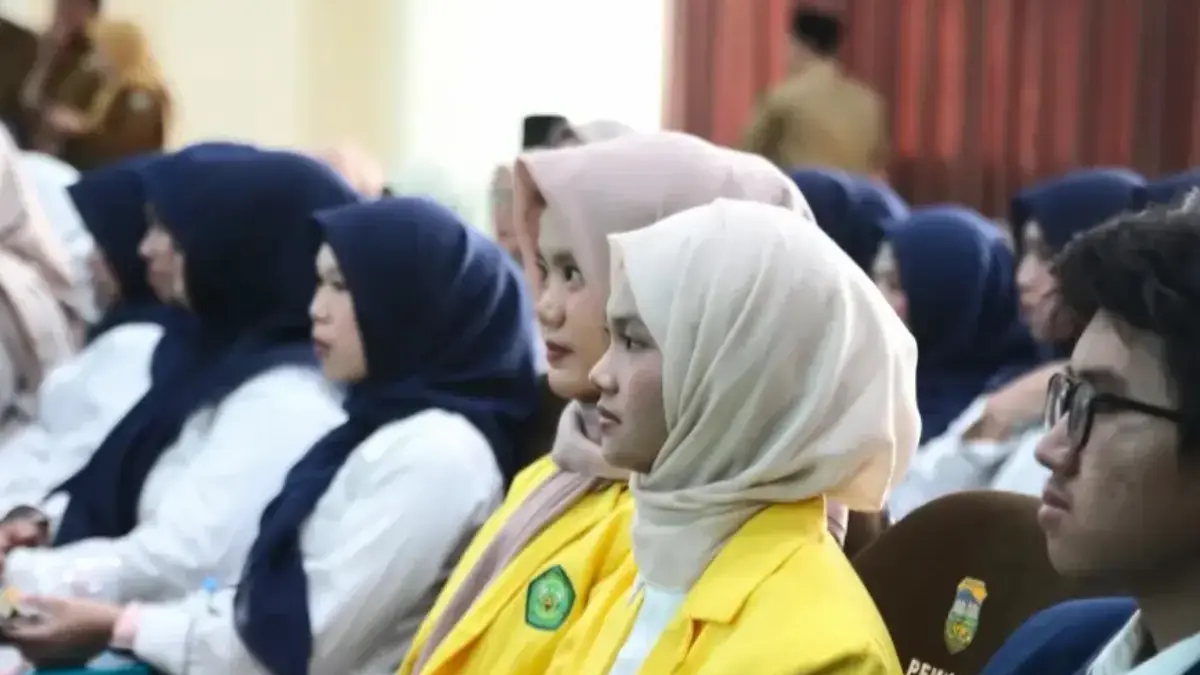 Mahasiswa yang lolos program Sadessa saat mengikuti pengarahan dari Pemkab Tasikmalaya.