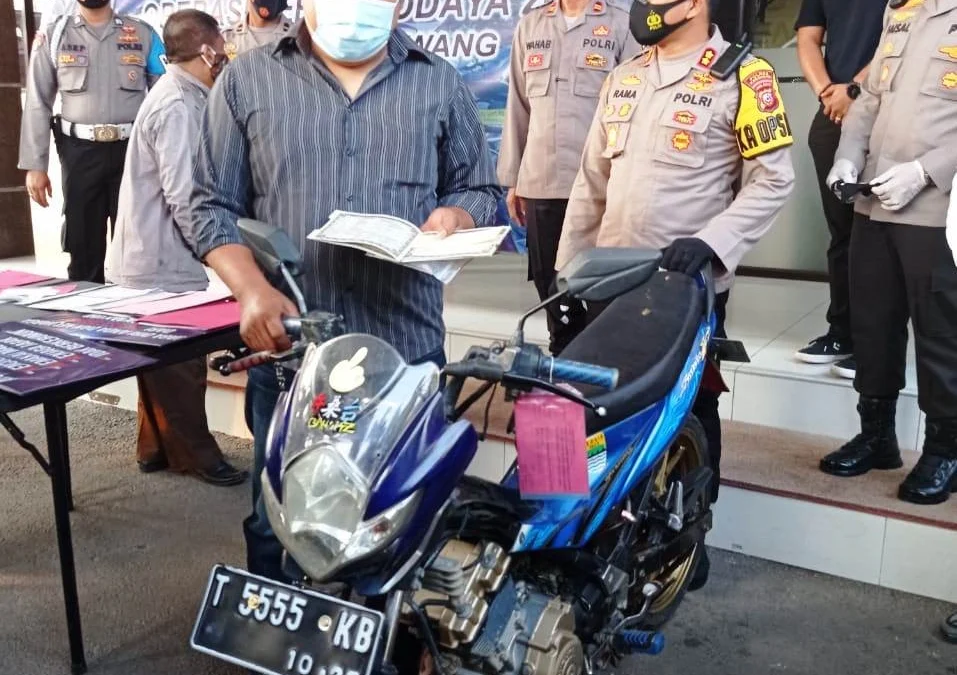 Rejeki Gak Kemana, Motor Hilang Delapan Tahun Kini Kembali