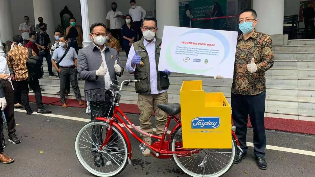 Joyday Meluncurkan Program “Bike For Care” Bagi Pedagang Kecil Terdampak Pandemi