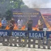 930.800 Rokok Tanpa Cukai Senilai Rp669 juta Dimusnahkan