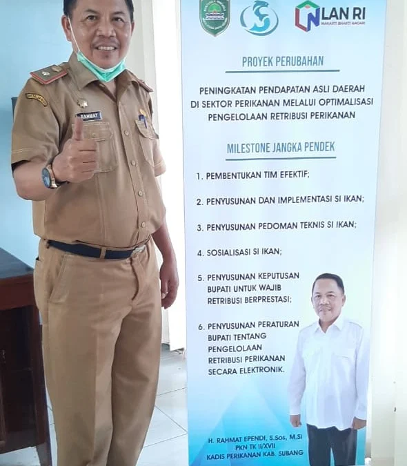 RAHMAT EFENDI, S.Sos, M.Si Kepala Dinas Perikanan Kab. Subang