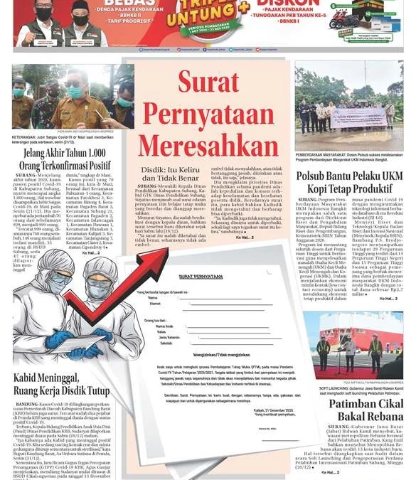 (E-Paper) Pasundan 22 Desember 2020