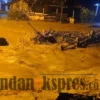 Hujan Sejak Sore, Luapan Sungai di Cisalak dan Tanjungsiang Mulai Merendam Rumah