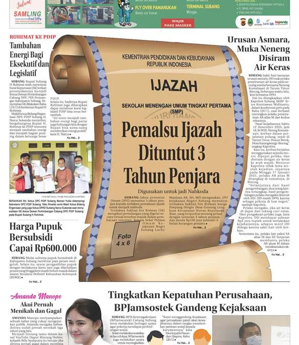 (E-Paper) Pasundan 21 Januari 2021