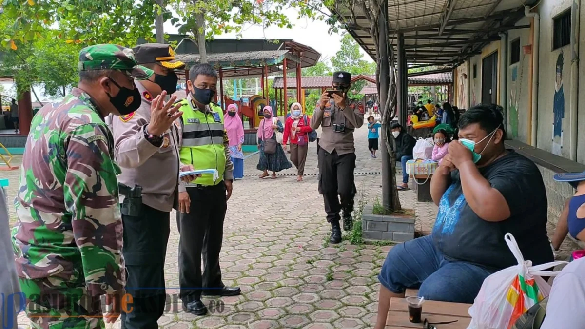 Cegah Kerumunan, Polsek Pamanukan Sambangi Kolam Renang Bintang Fantasi Pamanukan