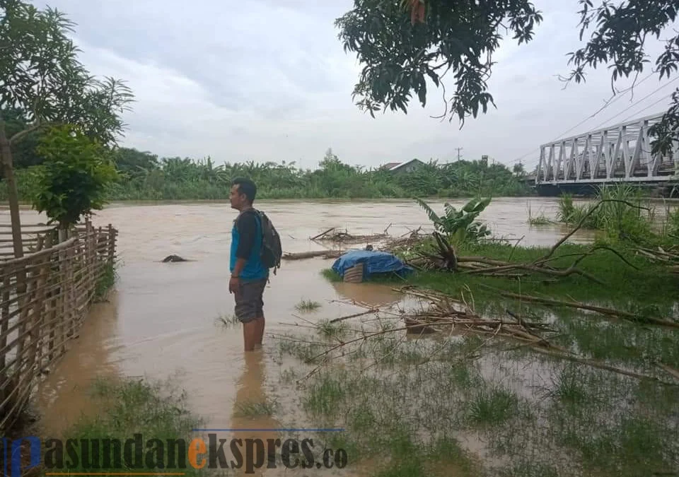 Ini Data TMA Sungai Cipunagara setelah Subang Diguyur Hujan Sejak Kemarin Sore