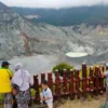 TWA Tangkuban Perahu Sepi Pengunjung