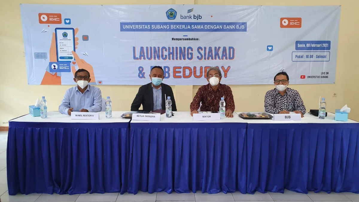 Makin Memudahkan Mahasiswa, Unsub dan bank bjb Launching Aplikasi SIAKAD dan bjb Edupay