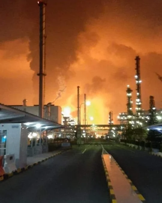 Pertamina Balongan Indramayu Meledak