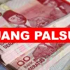 Uang Palsu Pecahan Seratus Ribu Beredar di Lembang