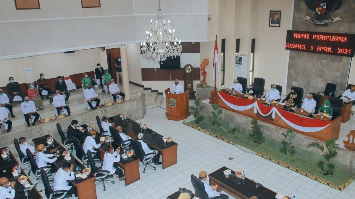 Sidang Paripurna Istimewa DPRD Subang, Peringati HUT Subang ke 73