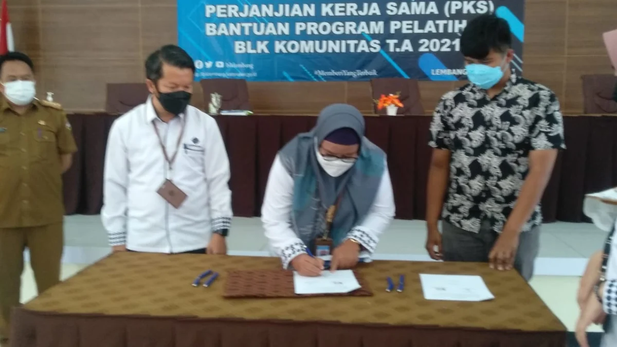 20 BLK Komunitas di Jabar Dapat Bantuan Program Pelatihan