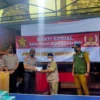 Sespimmen Polri Bagikan Tujuh Ribu Masker