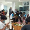 YUSUP SUPARMAN/PASUNDAN EKSPRES JARING ATLET: Peserta antusias mengikuti E-Sport tournament digelar di Hotel Nalendra Plaza akhir Maret lalu. Dalam waktu dekat ini akan digelar Subang Jawara E-Sport Tournament.