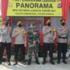 Kapolres Subang dan Danyon 312 Kalahitam Subang ke Pos Pam Panorama Pamanukan