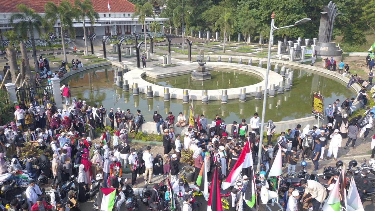 Aksi Bela Palestina Subang Kumpulkan Donasi Rp13 Juta