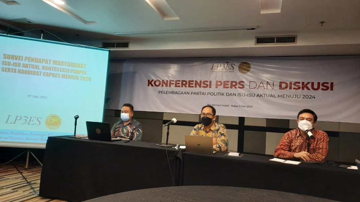 Survei LP3ES: Demokrat Masuk Dua Besar