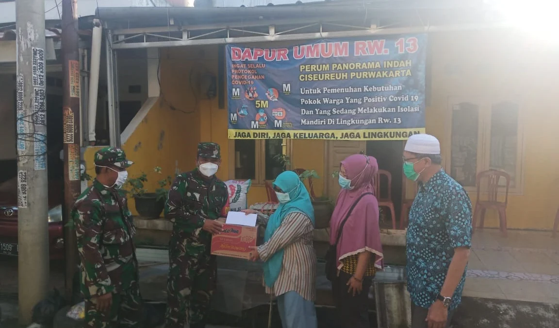 Kodim Purwakarta Respons Dapur Umum Warga