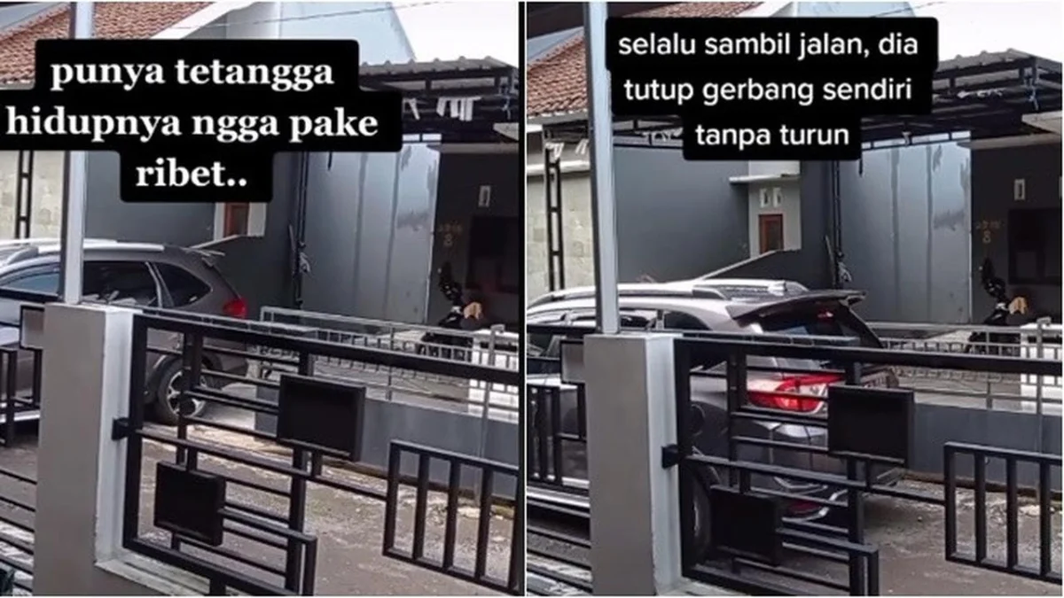 Viral Tiktok, Cara Bawa Mobil Anti Ribet, Tutup Pagar Sendiri!!!