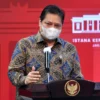 Ketua KPCPEN Airlangga Hartarto (Foto: Dokumentasi Humas Setkab)