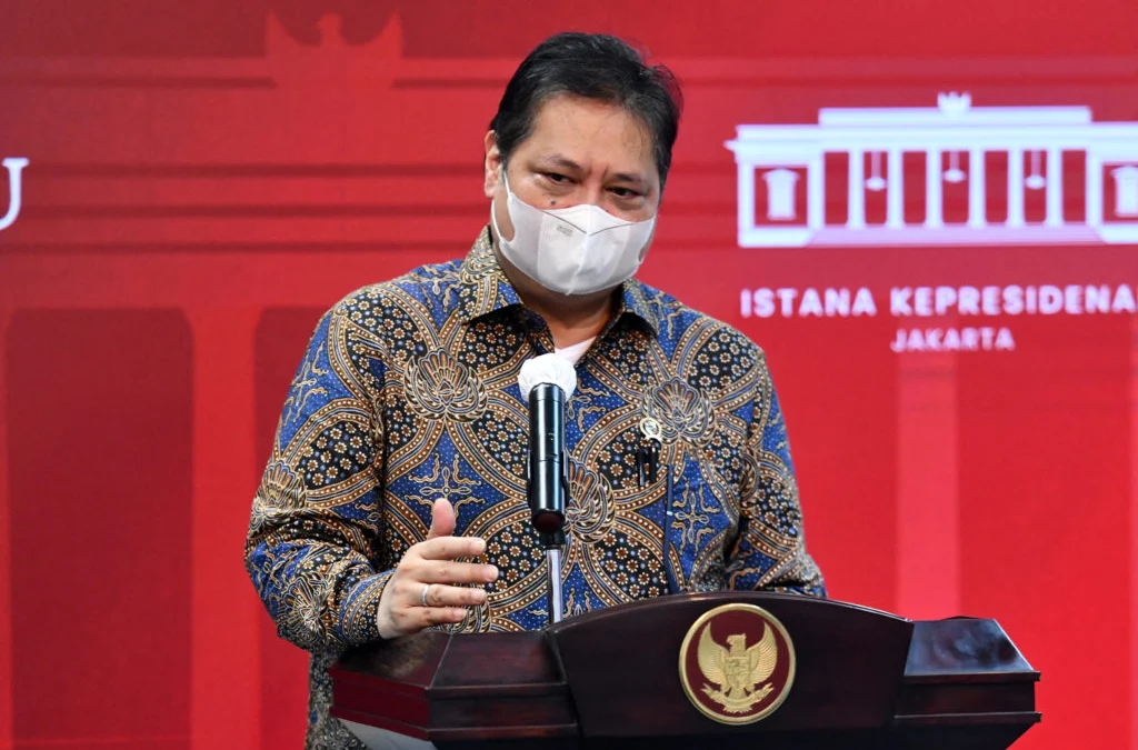 Ketua KPCPEN Airlangga Hartarto (Foto: Dokumentasi Humas Setkab)