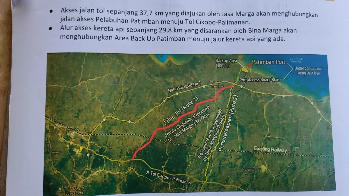 Pembangunan Jalur Kereta Api Menuju Pelabuhan Patimban Segera Dibangun, Berikut Rutenya