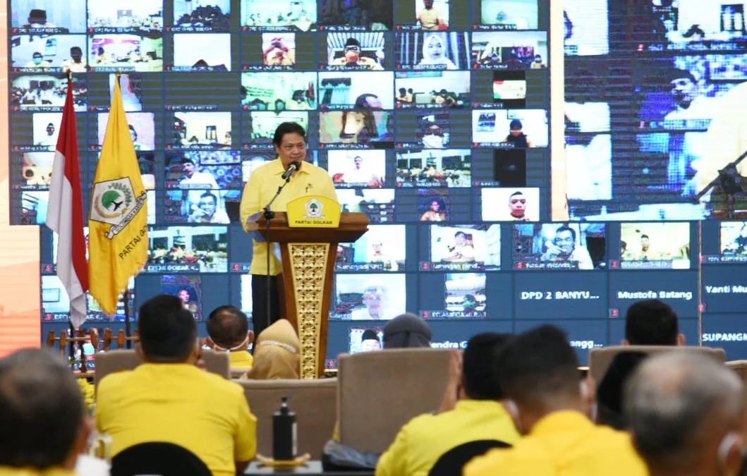 Airlangga Instruksi Menangkan Golkar, Yang Tidak Satu Komando Minggir Dulu