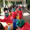 Sukseskan 1 Juta Vaksin Sehari, Lanud Suryadarma Kalijati Subang Gelar Vaksinasi Masal