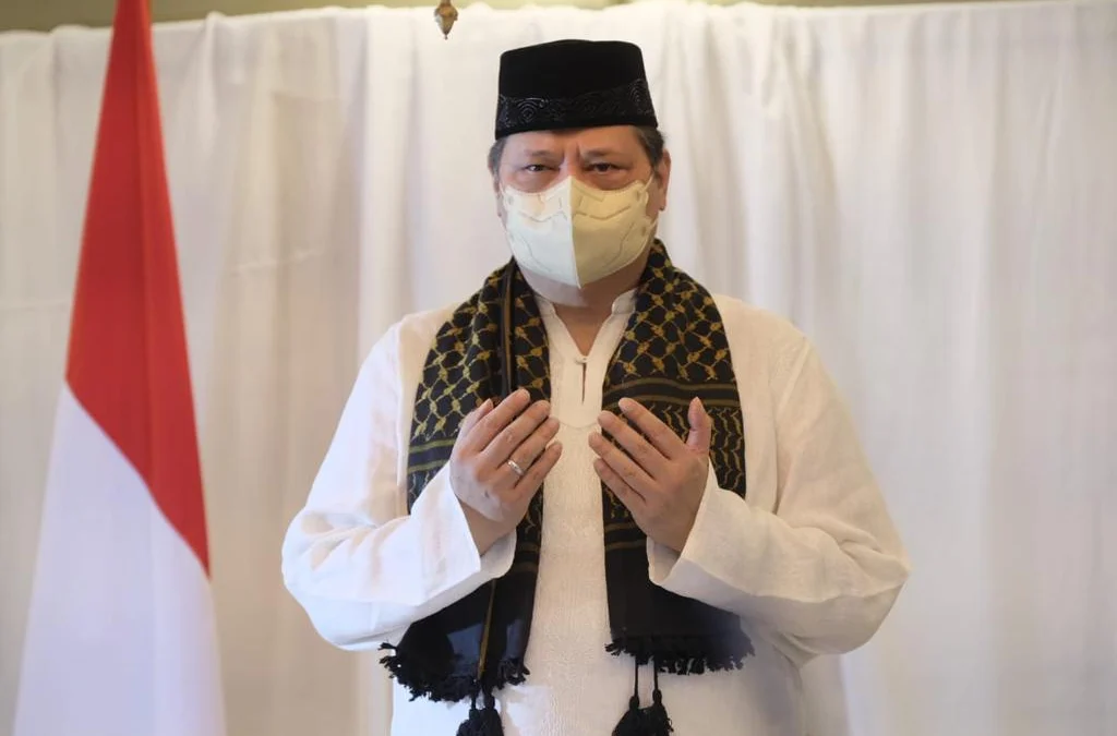 Menko Airlangga Ajak Ulama Sukseskan Prokes Lebaran Idul Adha