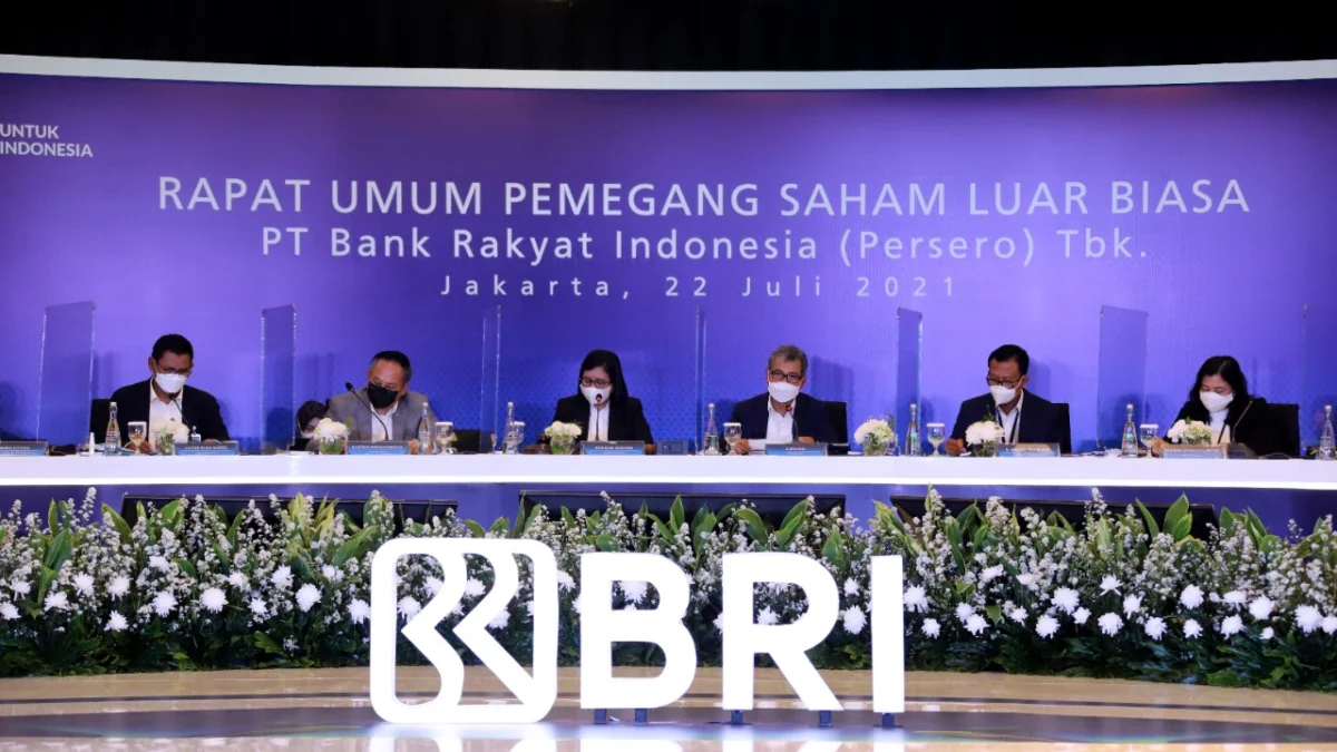 RUPSLB BRI: 96% Suara Setujui Penerbitan Sebanyak-banyaknya 28,67 Miliar Lembar Saham Baru