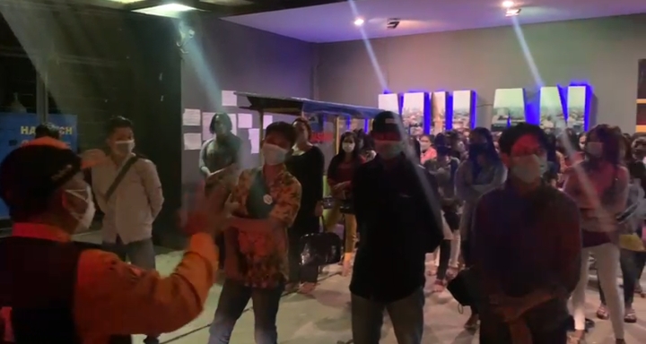 PPKM Level 3 ,Tim Gabungan Razia Sejumlah Tempat Karoke di Subang Kota