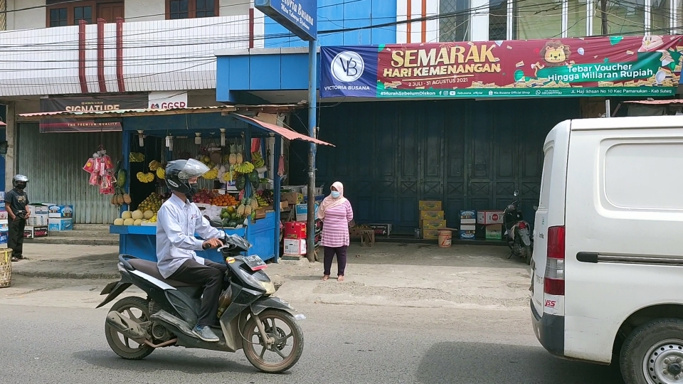 Selama PPKM Omzet Pedagang Turun Drastis