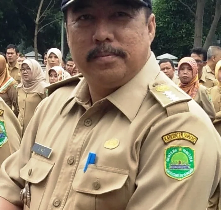 Camat Pusakajaya Drs Vino Subriadi